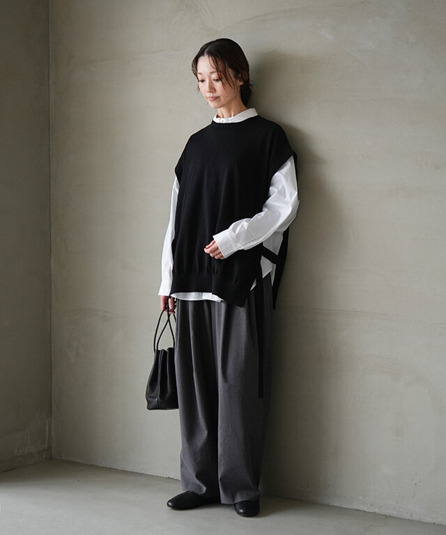 身長:164cm / カラー:92 d.gray / サイズ:FREE