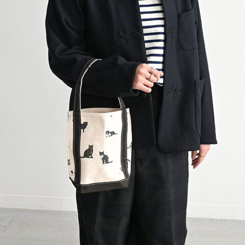 TEMBEA|BAGUETTE TOTE MINI PRINT - CAT柄