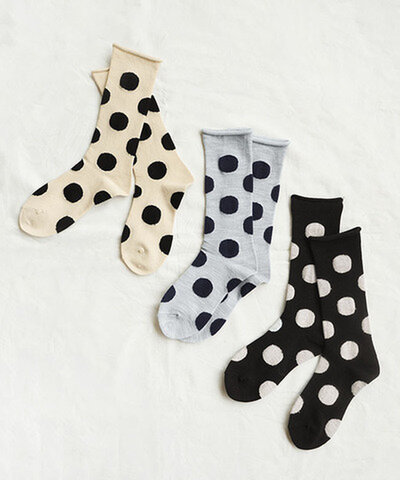 prit|ドットソックス 靴下 レッグウェア レディース 女性 p00663