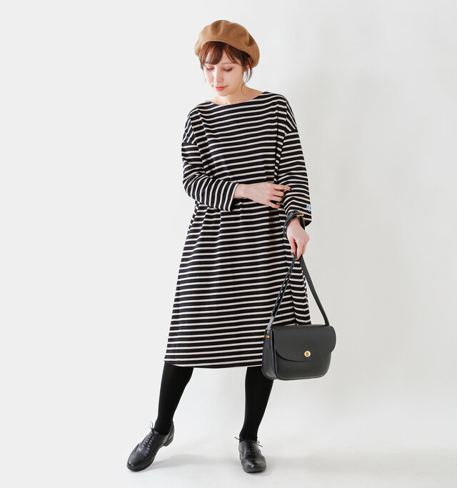 model yama:167cm / 49kg
color : black×clay / size : 1