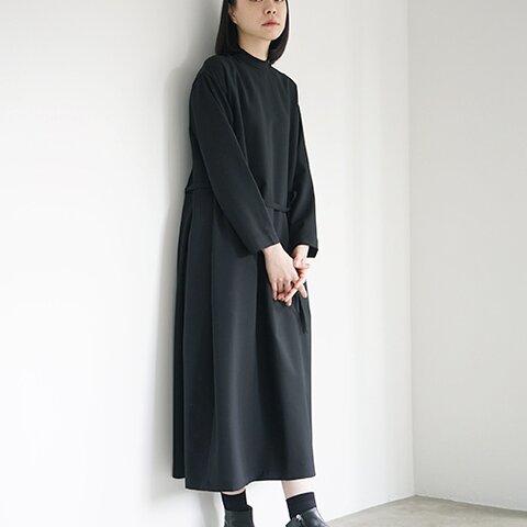 Mochi｜【非公開】【再入荷】high neck dress [black]