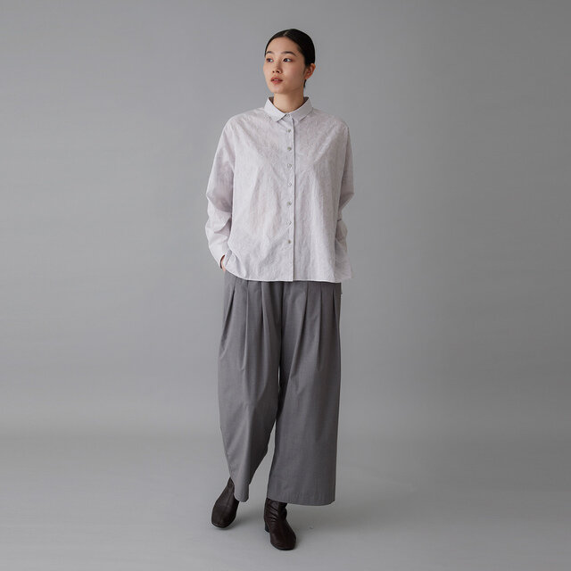 model:168cm color:ライトグレー