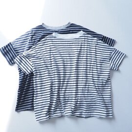 NARU|(ナル) 110/2サイロプレミアムBD ワイドT 637385 ボーダー ボーダーt Tシャツ