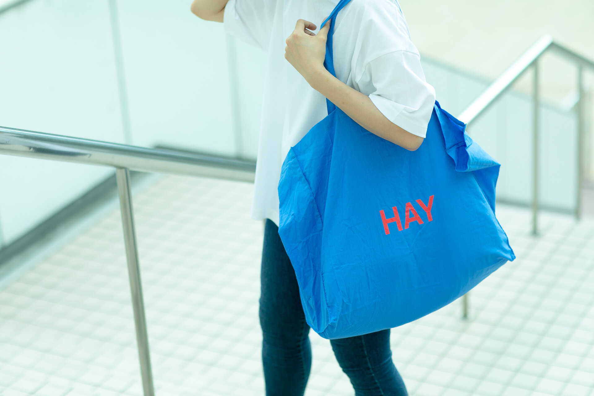 HAY｜BLUE TOTE BAG Eat. by SUU(アンドイートバイスー) キナリノモール