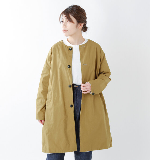 model hikari:165cm / 48kg
color : walnut / size : 1(S)