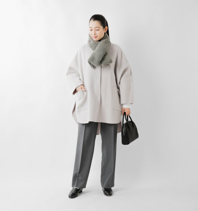 model mizuki：168cm / 50kg
color : gray / size : F