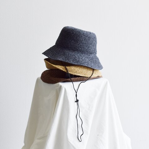 halo commodity|ペーパー コマ細編み ハット 帽子 “Chip Dome Hat” h251-422-yo
