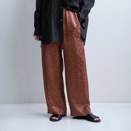 MICA&DEAL|フラワージャガード セミワイド パンツ 0126103044o