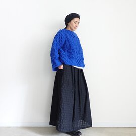 ichi Antiquités|Linen Cotton Gingham Check Skirt