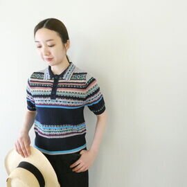 MACPHEE|フェアアイルPOLOプルオーバー(12-02-64-02106)マカフィー