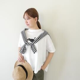 NARU|ナチュラルソフト天竺くつろぎちゃんプリントT(671015)ナル