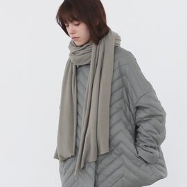 Mochi｜baby cashmere stole [green grey] 
