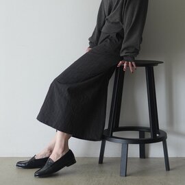 STILL BY HAND|ウールライク ミディアム スカート Aライン イージースカート ストライプ ボトムス SK01263WM スティルバイハンド