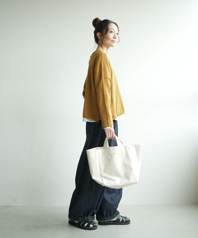 身長:164cm / カラー:20 マスタード/オフ(インナー) / サイズ:FREE