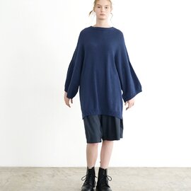 VU｜VU ヴウ knit pullover [BLUE] ニットプルオーバー  vu-s24-k01