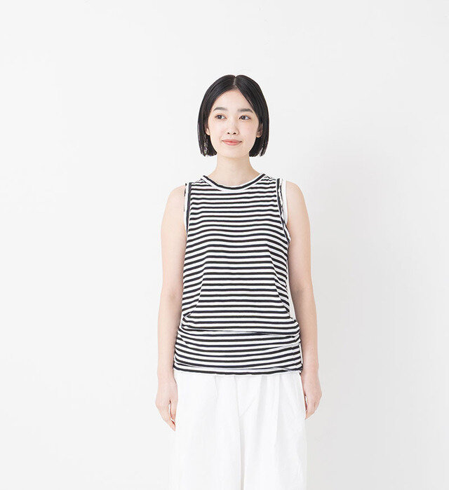 color : WHITE × BLACK , model : 162cm