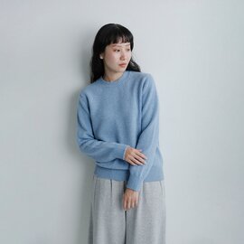 SLOANE|ジーロンラム×カシミヤ クルーネック セーター sl11w-1300【2026aw先行受注会】