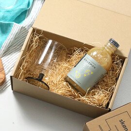 【BOX入り】夏を贅沢にする Skonゴブレット&レモンシロップセット kurashisha お中元 ギフトセット