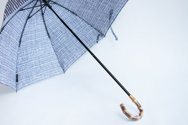 Bon Bon Store｜ドローイングチェック 折りたたみ傘 / 日傘 晴雨兼用傘