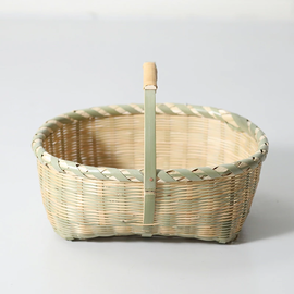 松野屋|1つ1つ丁寧に作られた 茨城県 真竹わらびかご小 kurashisha