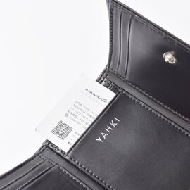 YAHKI｜ウォレット 財布 スムースレザー コンパクト 三つ折り  yh-207-tr  ギフト 贈り物