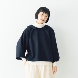 koton|フラノフラットカラー ネイビー