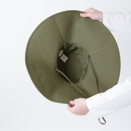 orSlow｜US アーミー ワイドブリム リップストップ ジャングル ハット 03-023w-yo 帽子