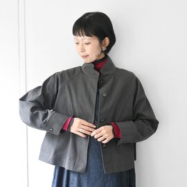 BASCO-nest|コルネジャケット ツイルストレッチ生地のショート丈ジャケット