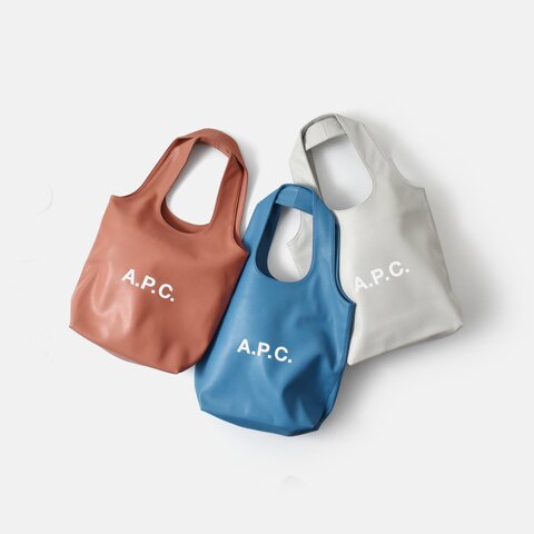 A.P.C.|シンセティック トートバッグ “TOTE NINON SMALL” m61861-fn