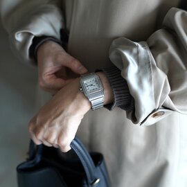 Cartier｜サントスガルベ SANTOS GALBEE LM/NEW BELT 1990年代製 アンティーク腕時計 5500 カルティエ