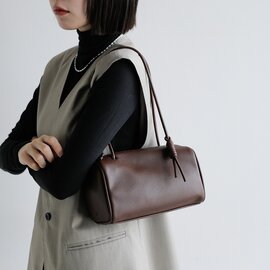 &MyuQ|コロ ボストン型 ショルダー バッグ KORO mcb141l