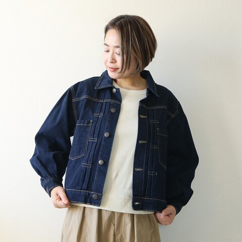 Sans Souci 34+|丸み袖が可愛い 大人のデニムジャケット