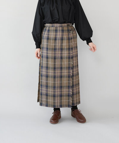 O'NEIL of DUBLIN|リネンの アイルランドキルトスカート
