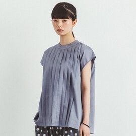 Cion|コットンプリーツブラウス・19-16231 半袖シャツ