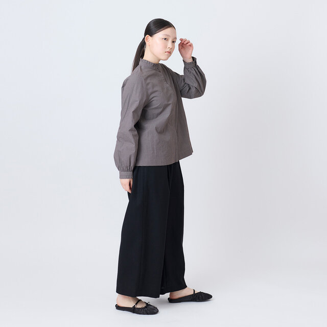 model:164cm color:グレーギンガム