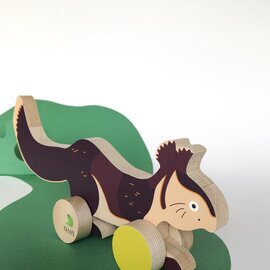 KAKAPO｜希少動物のプル&プッシュトイ［出産祝い/知育おもちゃ］