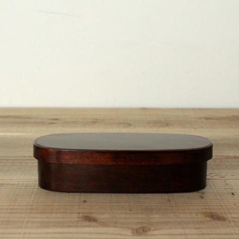 松野屋|日本の手仕事。すり漆長小判弁当箱 kurashisha 新生活