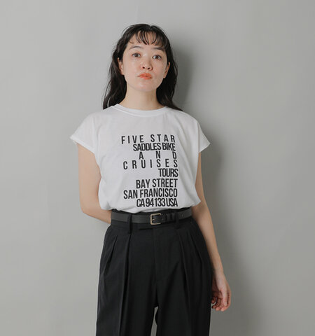 TICCA|ファイブ スター フレンチ Tシャツ tbes-463-kr