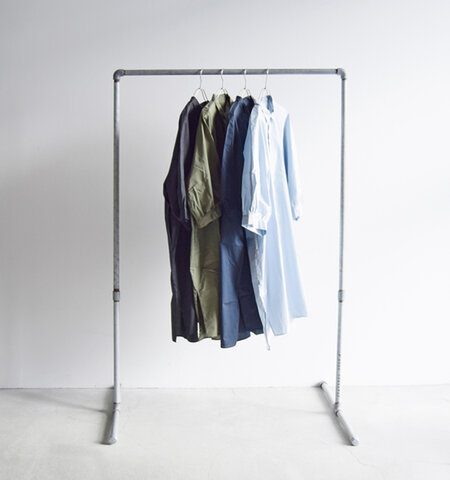 UNIVERSAL TISSU|ナチュラルタイプライター ストライプ コクーン ロング シャツ ut250sh011-yo