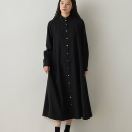 MidiUmi|stand neck coat one-piece