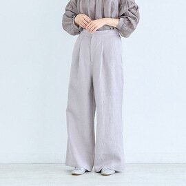 TUTIE.|【erikaさんコラボ】リネンデニムパンツ|再販売