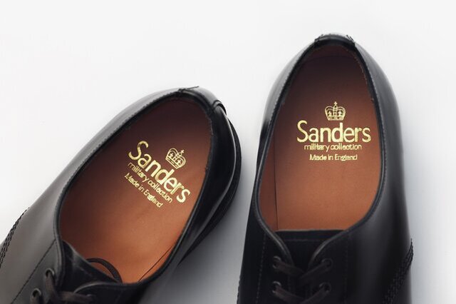 SANDERS｜1830 Military Derby Shoe 22.5cm〜25cm