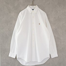 RALPH LAUREN|古着コットン ホワイトシャツ 34