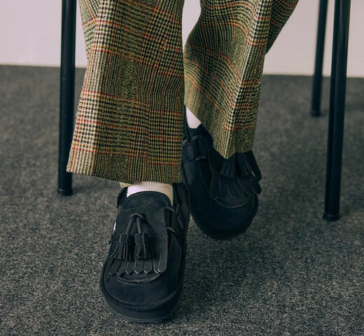 SHAKA|SHAKA シャカ SK-296 ミュールサンダル MOC MULE TASSEL SUEDE