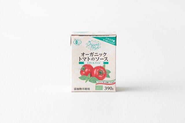 ナガノトマト|オーガニックトマトソース トマト&バジル