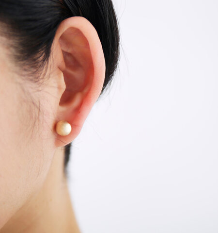 Kathleen Whitaker｜14ktゴールドミディアムピアス“Ball Earring medium”(片耳) p-bl-02-mm ギフト 贈り物