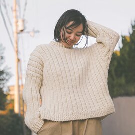 NIDO｜メリノウール ニット プルオーバー “UNISEX SWEATER” unisex-sweater-yh