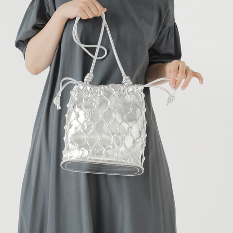The Bagmati|シープレザー 巾着 バッグ bh-mdb-s-mn