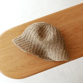 mature ha.｜knit hat linen