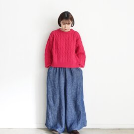 ichi|Cable Knit Pullover